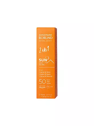 ANNEMARIE BÖRLIND | Crème solaire & stick 2 en 1 FPS 50 30ml/3,5g | 